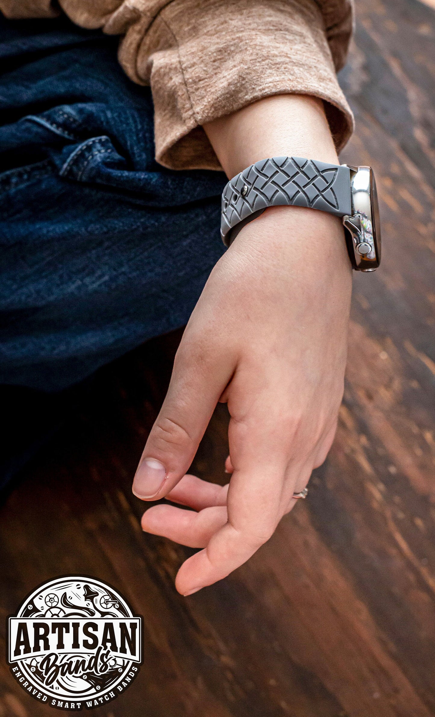 Celtic Samsung Watch Band | Engraved Silicone Watch Band | Samsung Galaxy Watch Band | Mens Watch Band | Custom Samsung Watch Strap